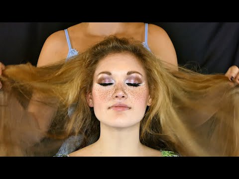 ASMR Treating Her to a Tingly Scalp Massage | Hair Play & Whispers for Sleep, Deep Relaxation