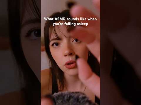 What ASMR sounds like when you’re half asleep 😴 🧍‍♀️ #asmr