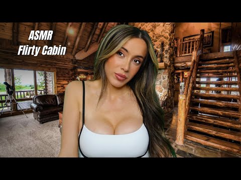 ASMR Flirty Cabin Check-in 😏❤️ soft spoken + typing sounds