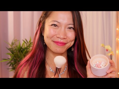 ASMR Doing Your Makeup For A Date 💐 🌸 Spring Time! LAYERED SKIN SOUNDS 🌺