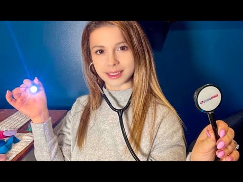 ASMR Fast Full Body Medical Exam & Personal Attention (Nurse Exam in BED)