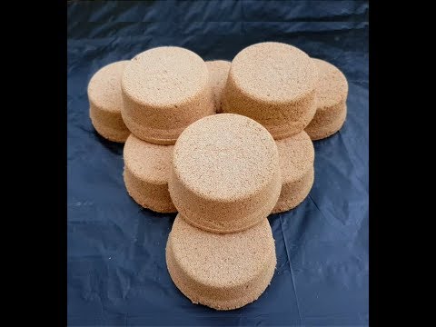 ASMR : Crumbling Sand Cups + Play in the end #123