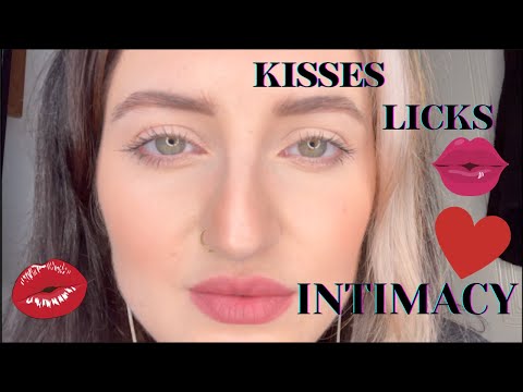 ASMR: KISSING AND LICKING ONLY | Making Out | Minimal Talking | Intimacy | Girlfriend Role-Play