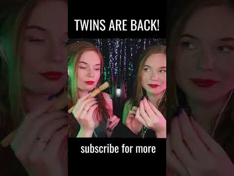 TWIN ear cleaning ASMR #shorts