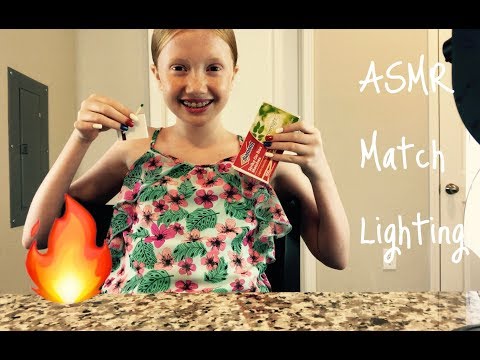 ASMR~ Lighting Matches | Crackling Sounds 🔥⚠️