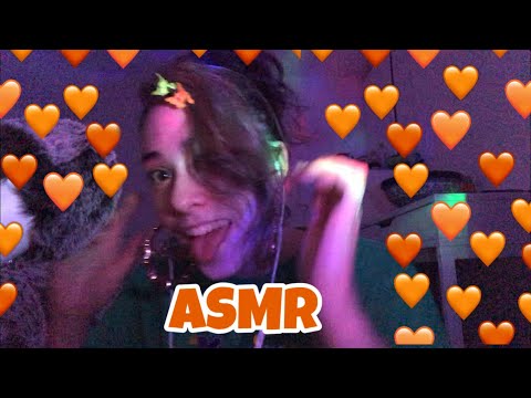 asmr| mouth sounds + repeating ‘fluffy’ + hand movements 🌈🦋