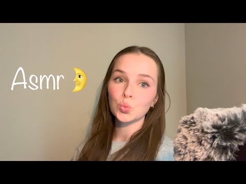 Asmr🌙😴 ✨gentle trigger assortment of brushing🖌️, mic brushing🎙️, mouth sounds💋, lid sounds🫙
