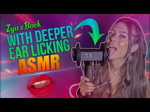 Zya Is Back with Even Deep Licking ASMR! - Mouth Sounds ASMR - The ASMR Collection