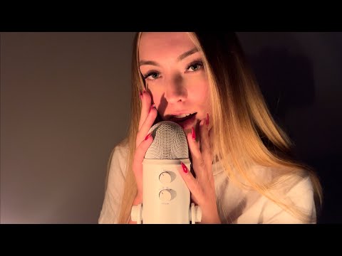 ASMR | mic scratching and tapping with MOUTH SOUNDS (no talking)