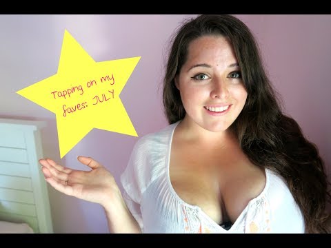♡ Tapping on my Monthly Faves (ASMR) ♡