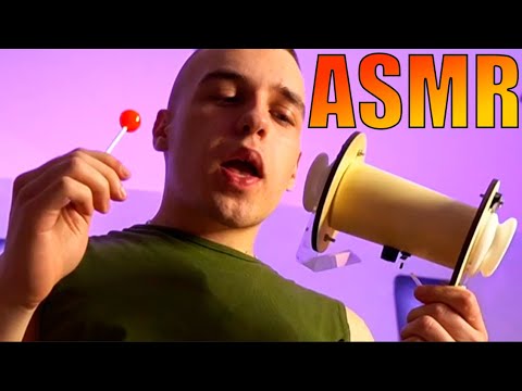 🍭LOLIPOP LICKING 🥵 Mouth Sounds & Ear Kissing - Male ASMR