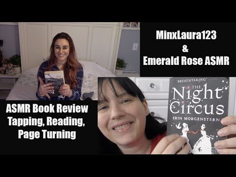 #ASMR Book Tingles! Tapping / Page Turning / Whispering etc! Collab with Emerald Rose ASMR