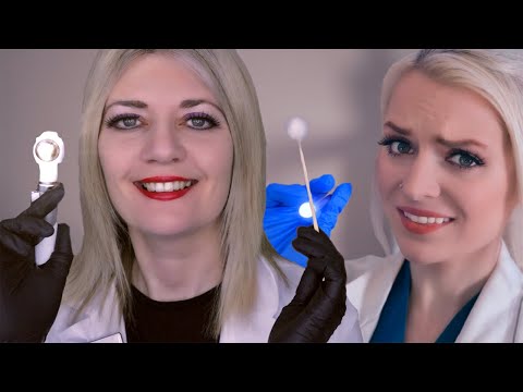 ASMR Ear Exam, Ear Cleaning, Hearing Test - Everything is Wrong - Medical RP w/ ASMR Shanny