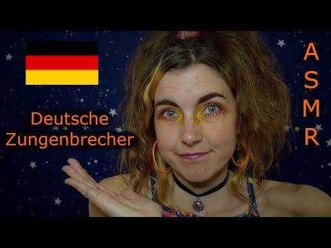 ASMR Deutsch: Engländerin Probiert Deutsche Zungenbrecher!