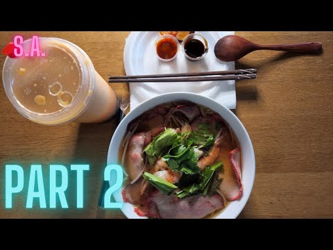Asmr || Chicken Ramen Noodle Soup & Thai Milk Tea Eating Sounds (NOTALKING) Part 2