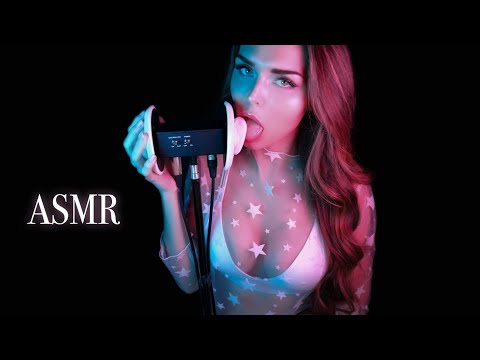 ASMR EAR EATING + LICKING 👅 (Tingly Mouth Sounds for Tingle Immunity)