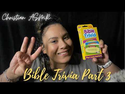 Bible Trivia PART 3 - Expert Level 😱 || Christina ASMR ✨