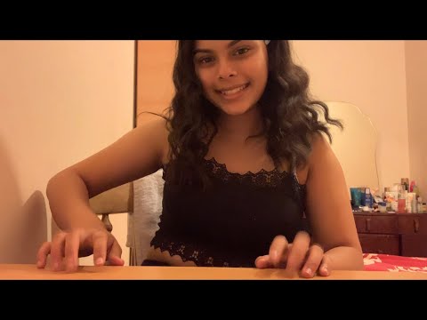 ASMR - fast table tapping & scratching