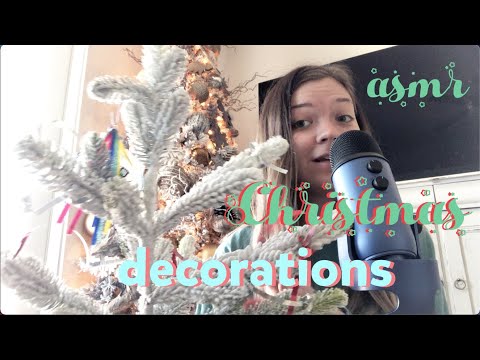 christmas decor asmr 🎄❄️🦌~ cozy vibes holiday show & tell (tapping + gentle whispering)