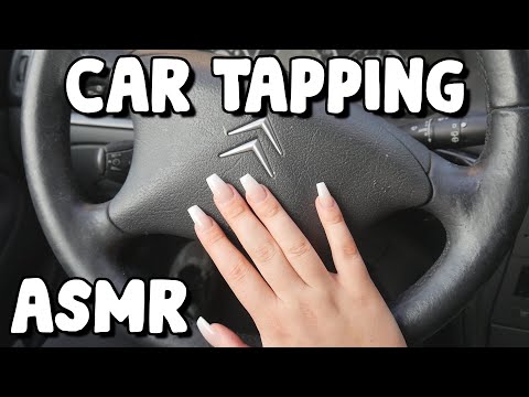 ASMR CAR TAPPING & SCRATCHING with LONG NAILS 🚗💅