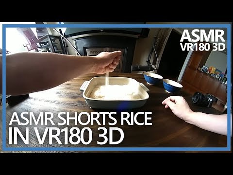 ASMR Shorts ~ Rice in VR180 3D