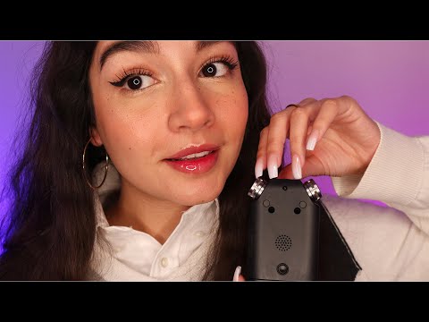 ASMR Subtle Mouth Sounds + Tapping On Tascam ♡