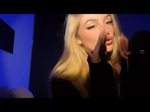 ASMR: Mouth Sounds Intense and a bit of Spit Painting👄 (sk,tk,ploc)