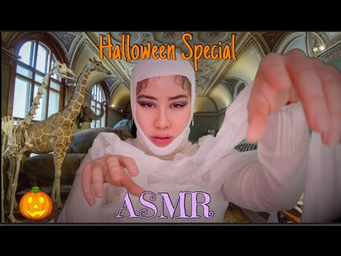 ASMR: Mummy going through the Lost & Found at Museum | Halloween Special 🎃