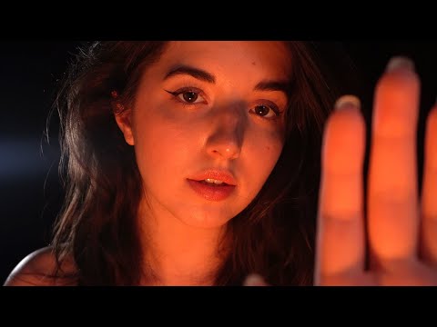 ASMR Positive Affirmations w/ Face Touching (4K/Low-Light)
