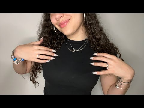 ASMR fast and aggressive fabric scratching and body triggers, hand & mount sounds, teeth tapping etc