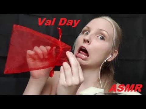 ASMR Valentines Day Special - Red Bag Rubbing Sounds