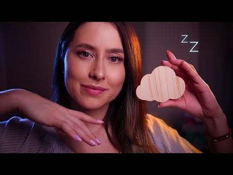 ASMR Relaxing sounds on a cozy rainy night 😴🌧 fabric, hair brushing, visuals