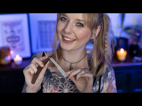 asmr quirky barber