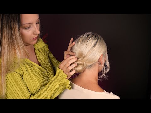 ASMR Bridal Hair Styling Consultation | Perfectionist Fixing, Finishing Touches, Clips, Choosing