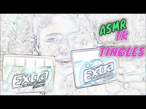 ASMR DOING MY NAILS | GUM CHEWING AND SNAPPING | 1K ASMR Tingles