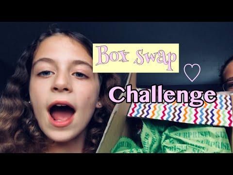 BOX SWAP CHALLENGE!!!(with Aloha From Addy)