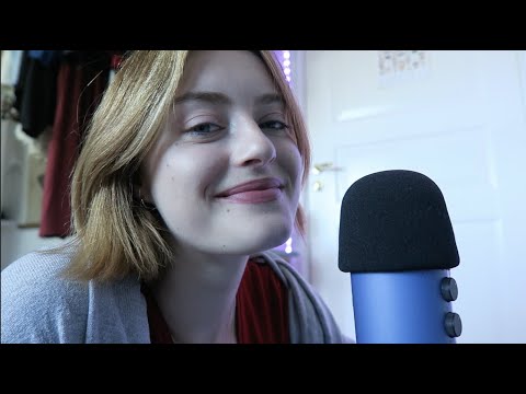 ASMR, Kisses, Close up Whispers, Hand movements etc, for sleep💙