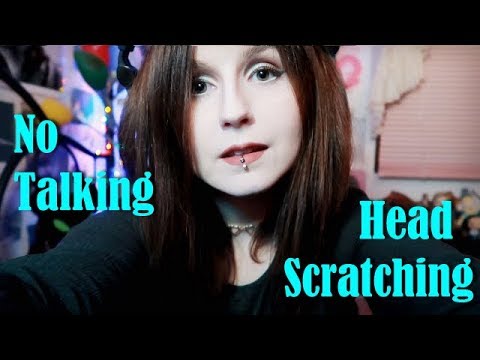[ASMR] Semi-Aggressive Head Scratching/Massage + Some Hair Brushing + Hand Movements (No Talking)