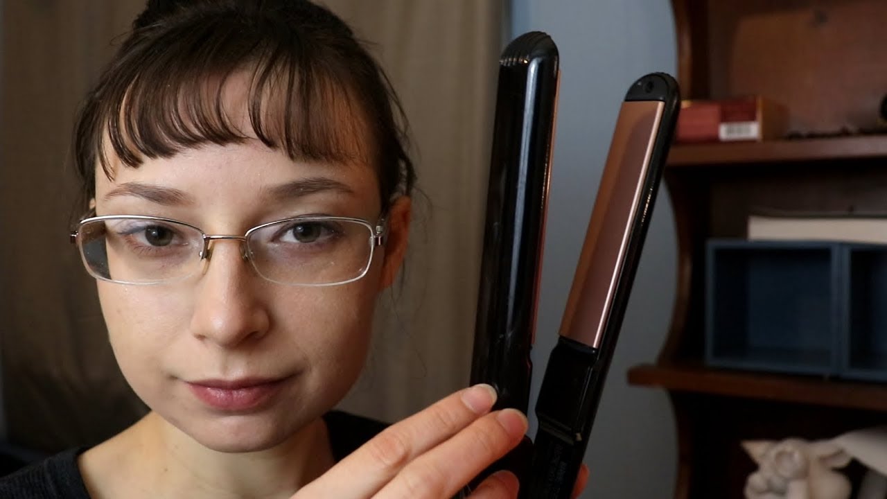 ASMR B**chy Yet Caring Big Sister Roleplay ~ Straightening Your Hair (And Mine)