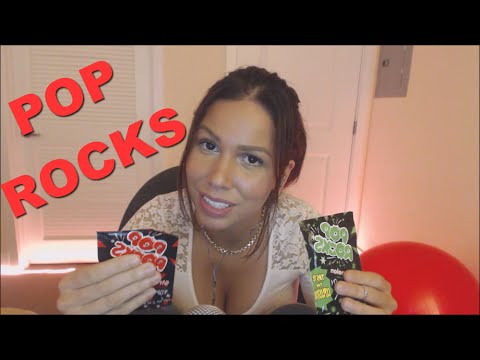 ASMR Pop Rocks with other Triggers: Slow Motion, Mouth Sounds, Whispers...