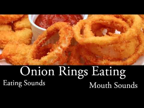 Binaural ASMR Onion Rings Eating l Ear to Ear Mouth Sounds