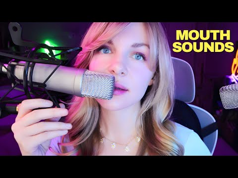 ASMR Fast and Aggressive Mouth Sounds (Up Close with ASMR Hand Sounds)