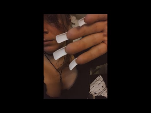 ASMR camera tapping fake nails (no talking)