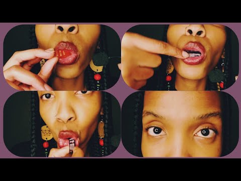 ASMR | Wet mouth sounds | candy sucking | alot of Saliva sounds