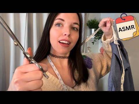 ASMR | Personal Assistant Gets You Ready for the Day! ⌚(Measuring, Haircut, Schedule) RP