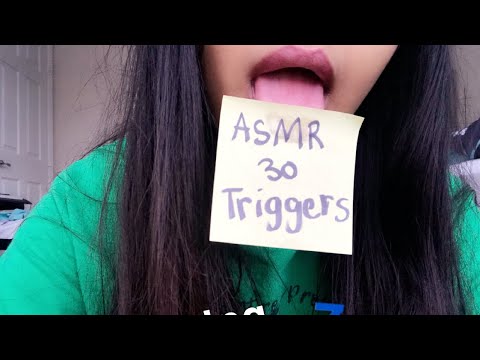 ASMR~ 30 Triggers in 3 minutes (soo many tingles)