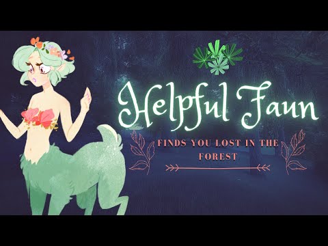 ✿ Helpful Faun Finds You Lost in the Woods ✿ ASMR (Forest Ambiance, Soft Spoken)