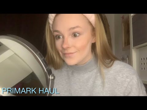 ASMR: i try the PRIMARK MAKEUP!! 💄(haul + makeup tutorial)