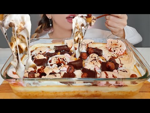 Asmr Marshmallow S'morez Dip Chocolate Homemade Pie MUKBANG 먹방