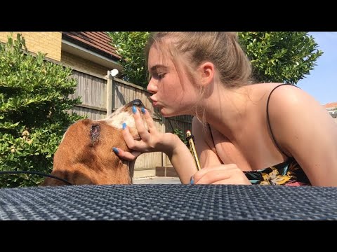 ASMR MOUTH SOUNDS WITH MY DOG